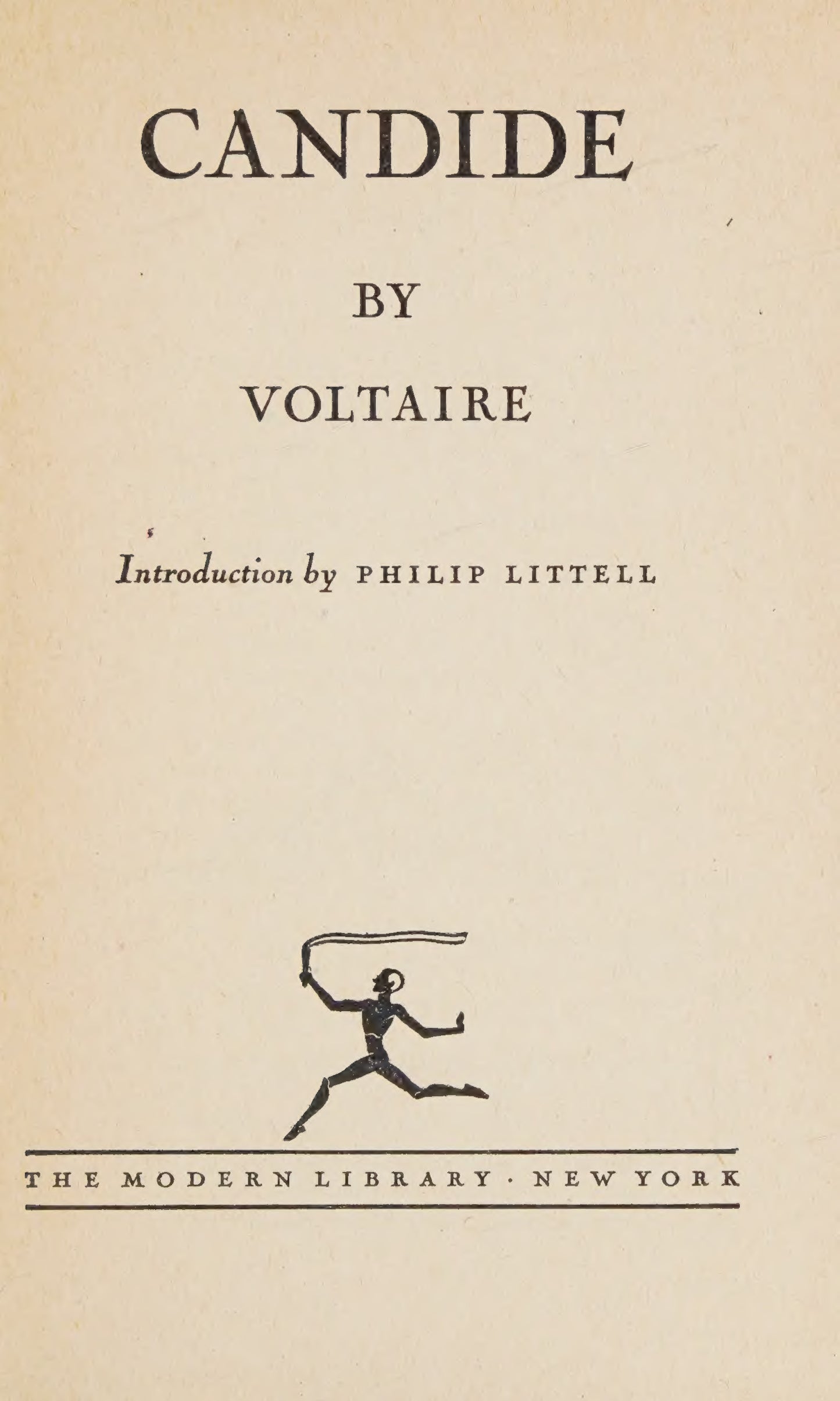 Voltaire, Candide, facsimile c. 1950 (244 pages)