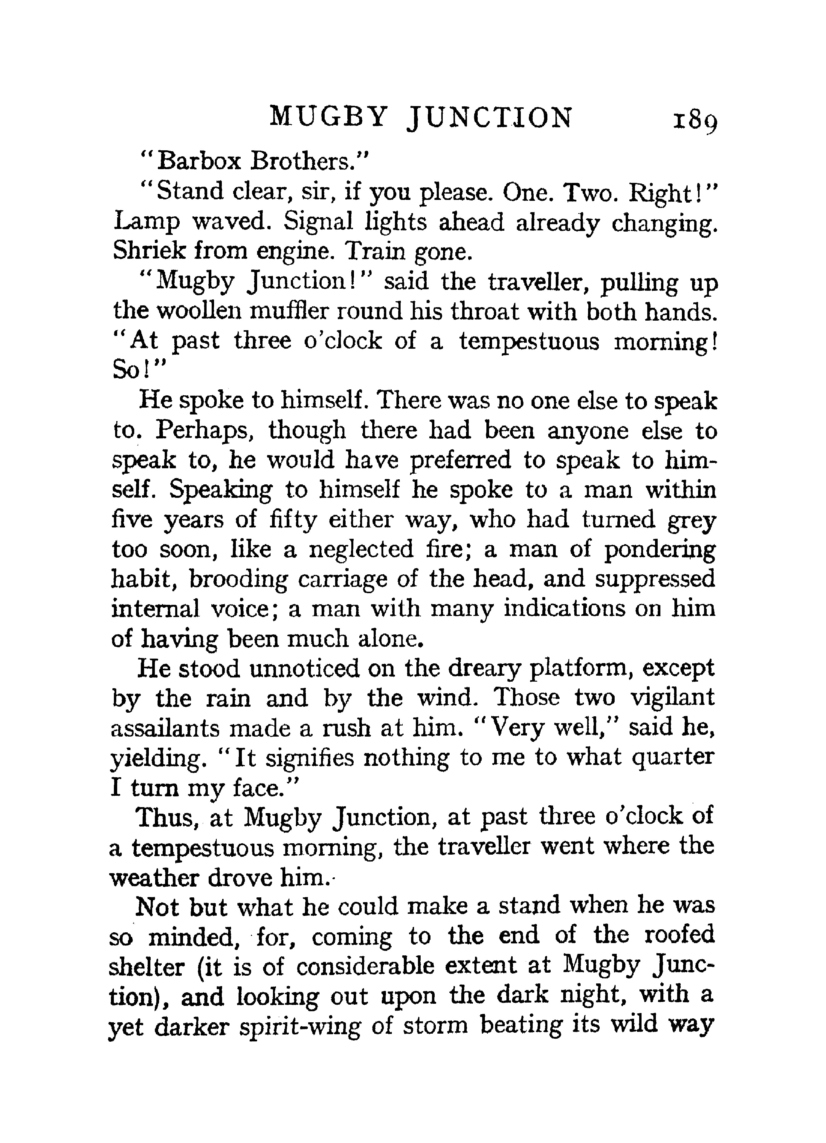 Dickens, Charles, Two Stories, Mugby Junction, A Child's Dream of a Star, facsimile (42 pages)