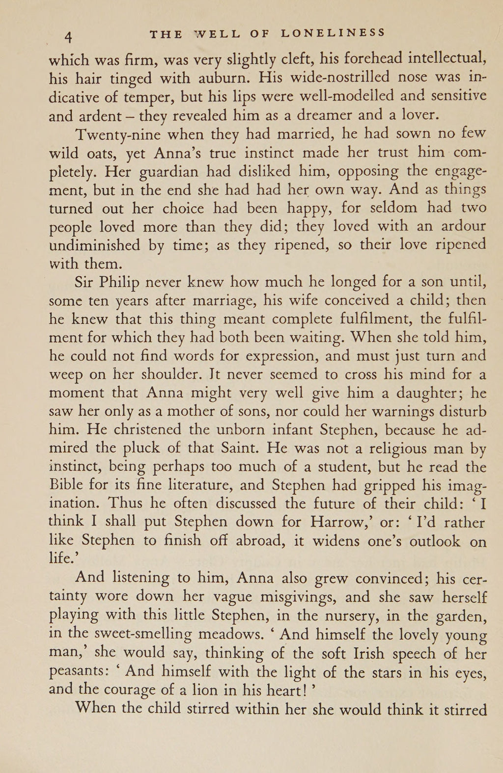 Hall, Radclyffe, The Well of Loneliness, Book One, 1930 facsimile (241 pages)