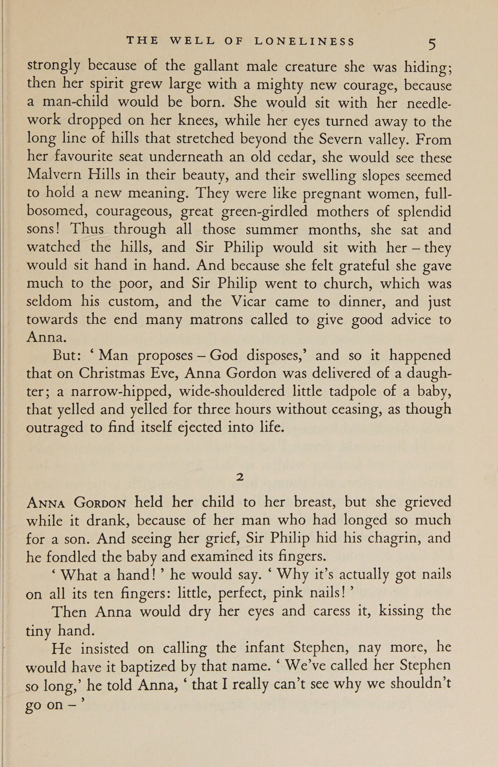 Hall, Radclyffe, The Well of Loneliness, Book One, 1930 facsimile (241 pages)