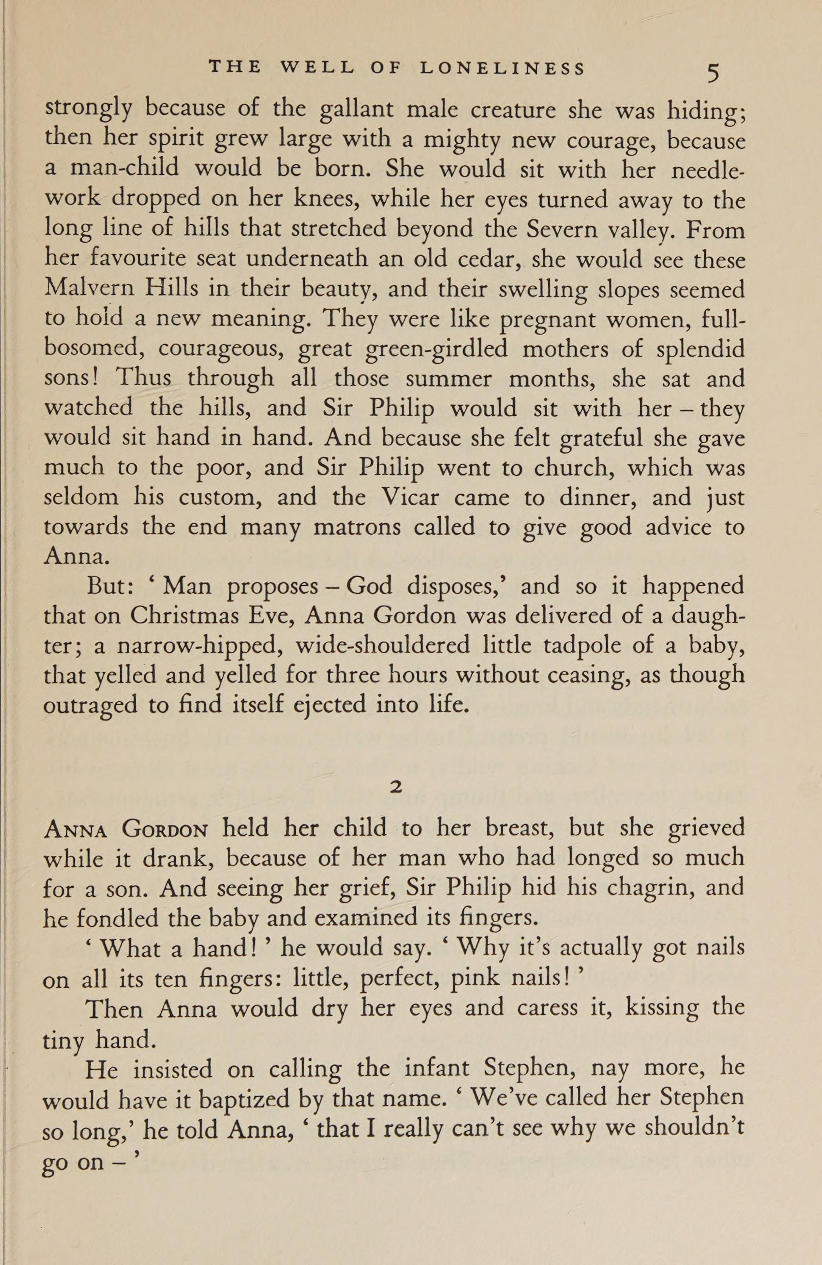 Hall, Radclyffe, The Well of Loneliness, Book One, 1930 facsimile (241 pages)