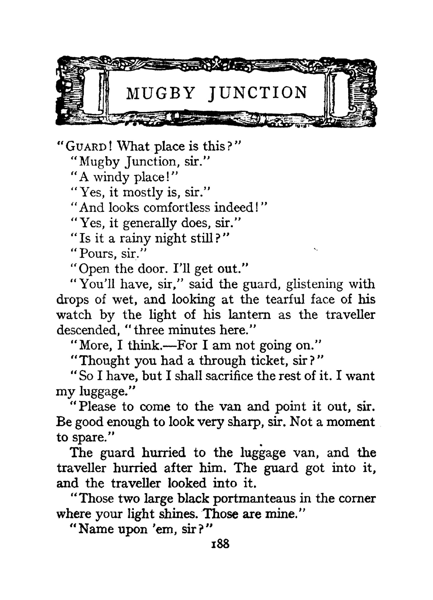 Dickens, Charles, Two Stories, Mugby Junction, A Child's Dream of a Star, facsimile (42 pages)