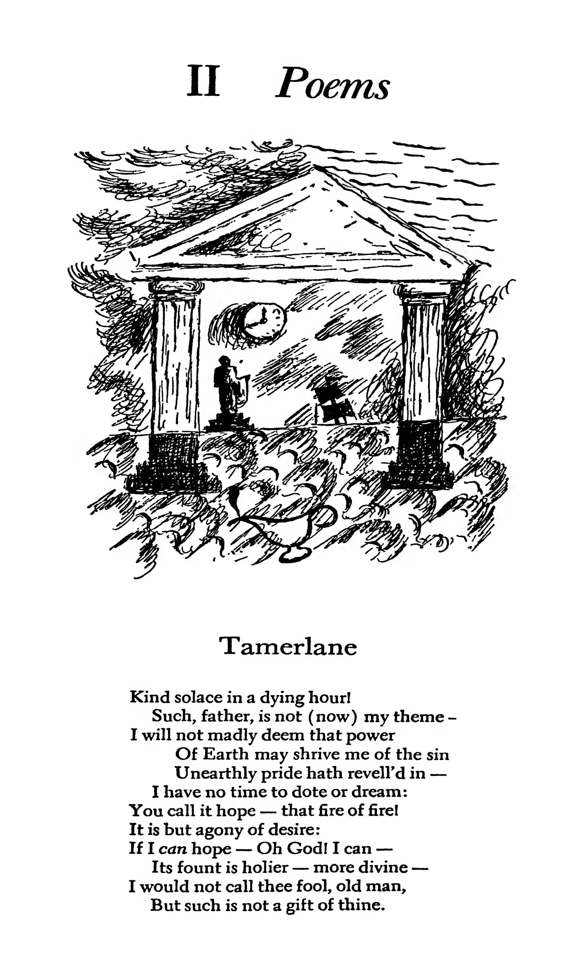 Poe, EA, Poems, featuring The Raven, The Bells, Lenore, Annabel Lee and 45 others, 1946 facsimile  (77 pages)